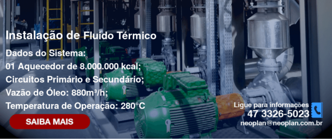NEOplan - Instala&ccedil;&atilde;o de Flu&iacute;do T&eacute;rmico