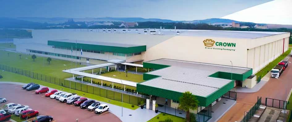 Nova f&aacute;brica da Crown Embalagens em desenvolvimento em Ponta Grossa (PR)