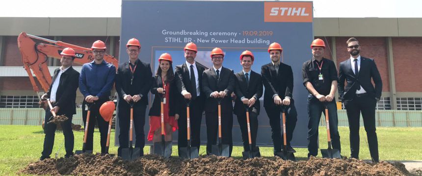 Stihl d&aacute; in&iacute;cio &agrave;s obras de novo pr&eacute;dio em sua sede, em S&atilde;o Leopoldo/RS