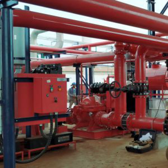 Soluções Industriais de Sistemas Preventivos Contra Incêndio